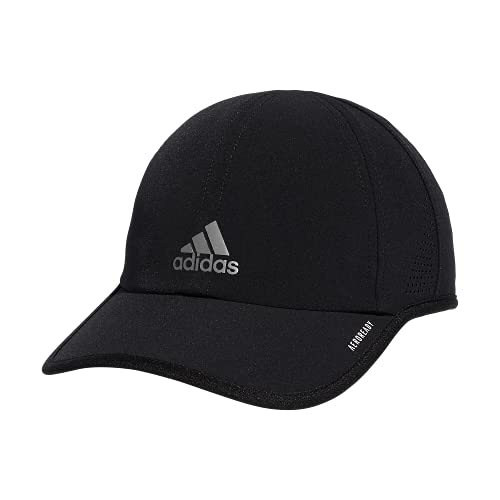 adidas Kids-Boy’s/Girl’s Superlite Relaxed Adjustable Performance Cap, Black/White, One Size