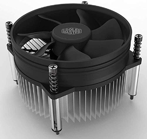 U/D Cooler Master i50 CPU cooler-92mm Low-Noise Cooling Fan and Cooler-Suitable for All-in-one Computers and Small Chassis-for Intel Socket LGA 1150/1151/1155/1156,Black,95x95x60