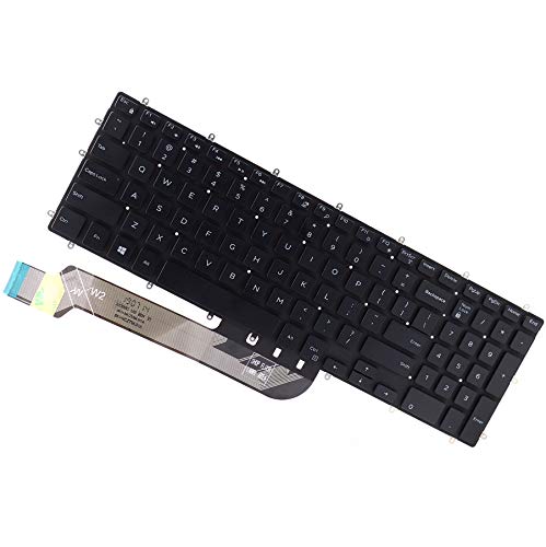 Deal4GO US Keyboard (No Backlit) Replacement for Dell Inspiron 15 5565 5567 5570 5575 5587 5765 5767 5770 5775 7566 7567 7568 7577 7588 7773 7778 7779