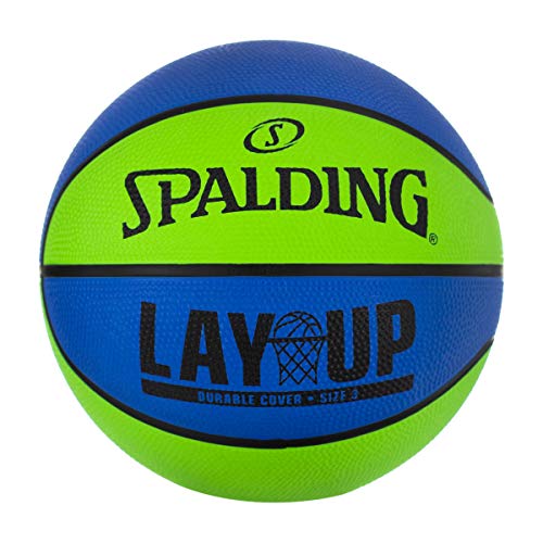 Spalding Lay-Up Mini Outdoor Blue/Green Basketball 22″