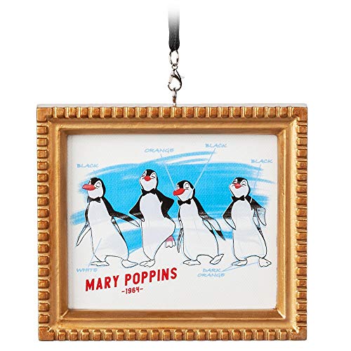 ORNAMENT Disney Ink and Paint Mary Poppins Penguin Waiters Framed Canvas
