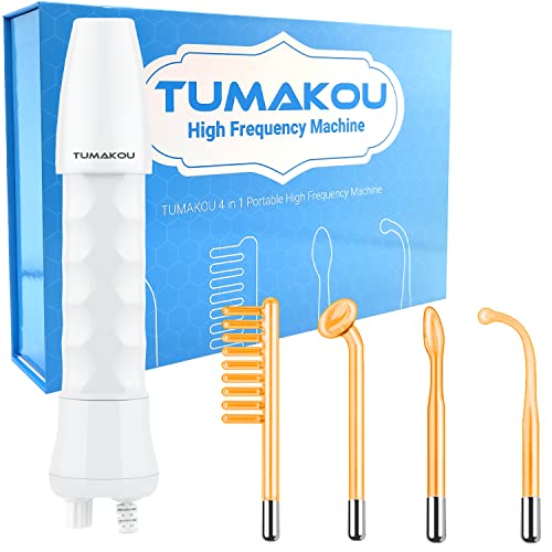 TUMAKOU Portable High Frequency Facial Machine – High Frequency Face Skin Wand Device