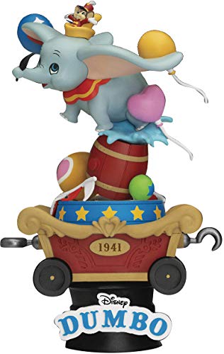 Beast Kingdom Disney Classic Animation Series: Dumbo DS-060 D-Stage Statue, 6 inches