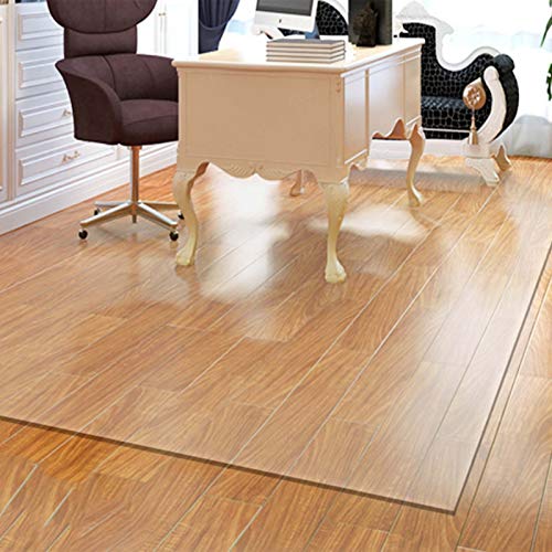 Office Chair Mat for Hardwood Floor, Carpet Protector , Transparent Plastic Non-Skid Waterproof Rug Runner, Can Be Cut ( Size : 120×300cm(4ft×10ft) )
