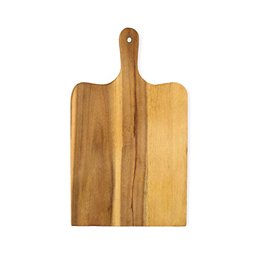 Small Wood Cutting Board with Handle – Wood Serving Board – Natural Wood Cheese Board – Rustic Design – Mini Charcuterie Board