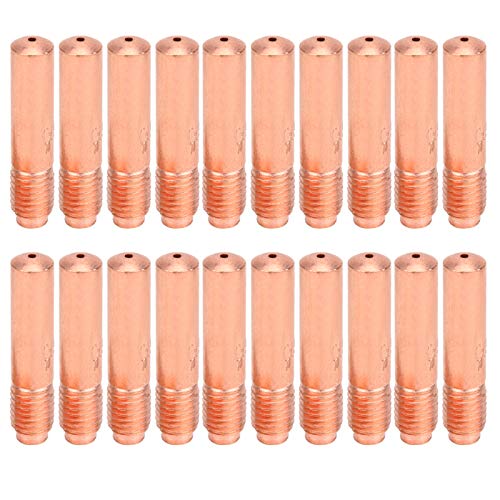 oenbopo Welding Contact Tip 20pcs Replacement Welding Nozzle Copper Contact Tip fit for Miller Millermatic M-40 M-100 M-150