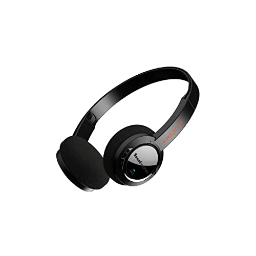 Sound Blaster JAM V2 On-Ear Lightweight Bluetooth 5.0 Wireless Headphones with USB-C, aptX Low Latency, aptX HD, Multipoint Connectivity, Voice Detection and Noise Reduction, 22 Hours Battery Life