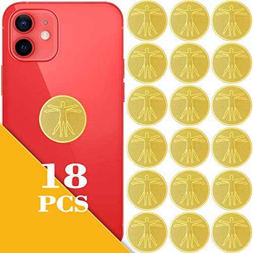 18 Pieces Cell Phone Stickers Electronic Equipment Stickers Electronic Devices Accessories for Mobile Phones, Laptops (Classic Style)