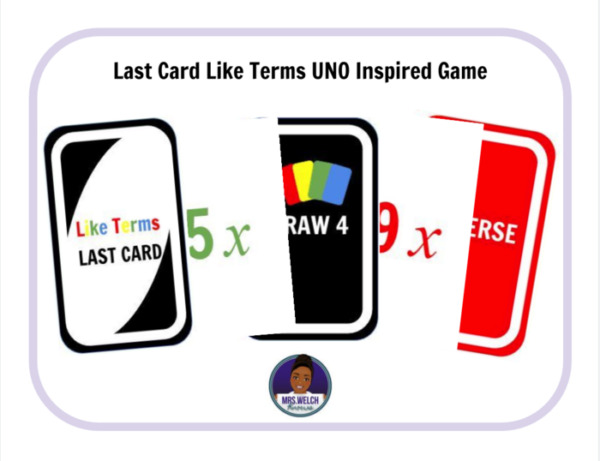 Last Card Like Terms Game