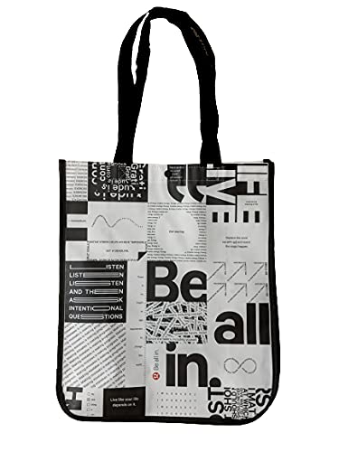 Lululemon Be All In White Reusable Shopper Shopping Tote Bag Large
