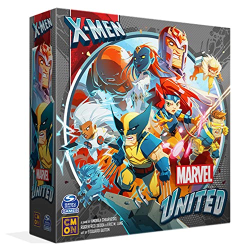 X-Men, Marvel United Board Game with Cards and Collectible Hero Villain Figurines Party Fun Movie Challenge, for Kids & Adults Aged 14 and Up