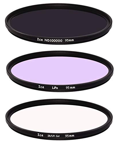 ICE Astral 3 Slim Filter Set 95mm LiPo, UV-IR Cut ND100000 16.5 Stop ND Optical Glass 95
