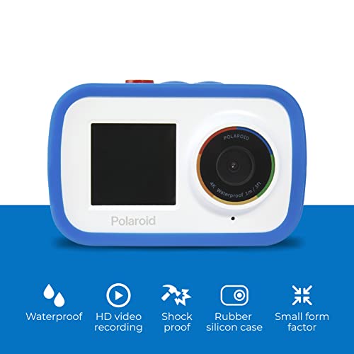 Polaroid Dual Screen WiFi Action Camera 4K 18mp, Waterproof Sports Polaroid Camera with Built in Rechargeable Battery and Mounting Accessories for Vlogging, Sports, Traveling, Home Videos | The Storepaperoomates Retail Market - Fast Affordable Shopping