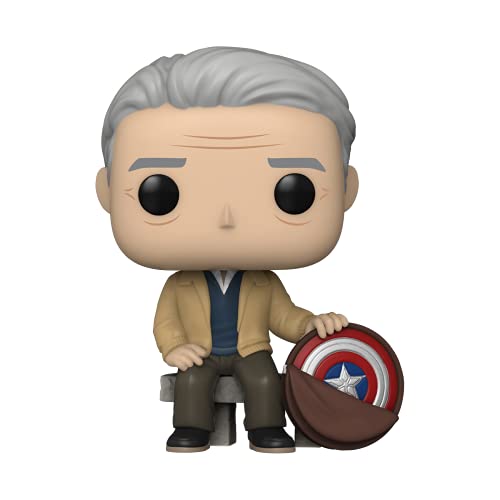 Funko Pop! Marvel: Year of The Shield – Old Man Steve, Amazon Exclusive 4 inches