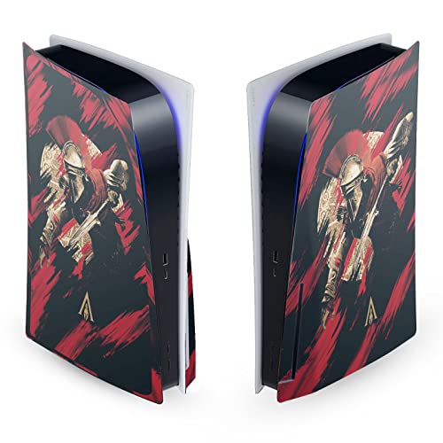 Head Case Designs Officially Licensed Assassin’s Creed Alexios With Spear Odyssey Artwork Vinyl Faceplate Sticker Gaming Skin Decal Cover Compatible With Sony PlayStation 5 PS5 Disc Edition Console
