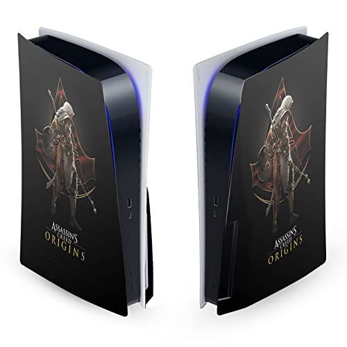 Head Case Designs Officially Licensed Assassin’s Creed Bayek Crest Origins Character Art Vinyl Faceplate Sticker Gaming Skin Decal Cover Compatible With Sony PlayStation 5 PS5 Disc Edition Console