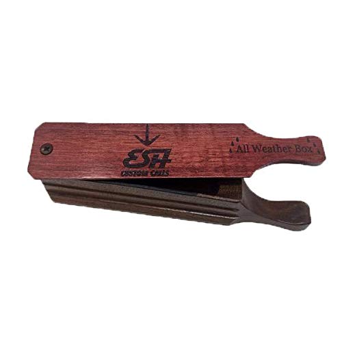 ESH All-Weather Turkey Box Call for Hunting – Gobbler Turkey Caller with Realistic Hen Sounds – Wooden Turkey Friction Call for Beginner and Pro Hunters