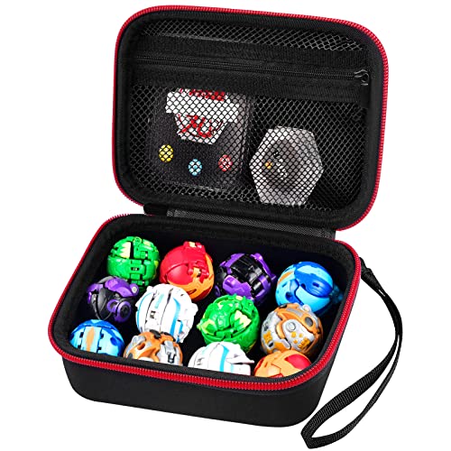 Case Compatible with Bakugan for Baku Gear Pack, for Bakucores Cards and Ultra Collectible Action Figures – Dark Black