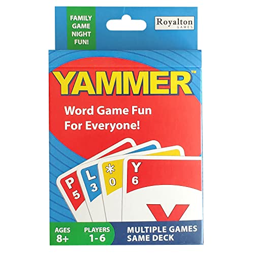 Yammer Classic Word Card Game, Fun for Kids, Adults and Family Game Night, 1-6 Players, Ages 8-Adult N6101