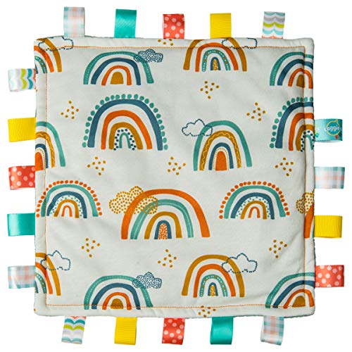 Taggies Original Blanket, 12 x 12-Inches, Rainbow