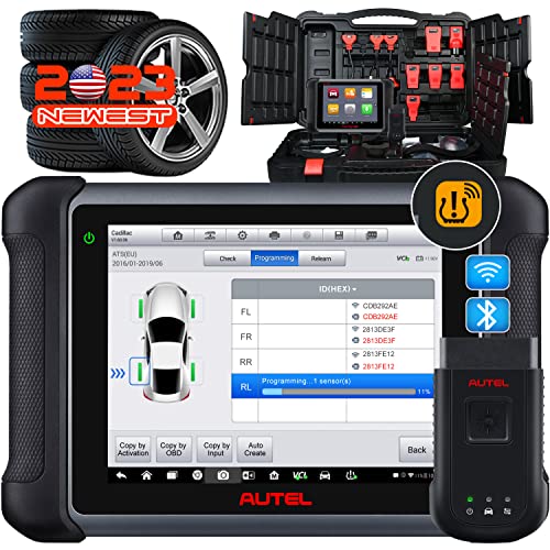 Autel Scanner MaxiSys MS906TS, 2023 Same as MS906 Pro-TS/ MK906 Pro TS Upgrade of MS906BT MK906BT, Advanced ECU Coding, Full TPMS, OE-Level Bi-Directional & 36+ Services, FCA Autoauth, Work with BT506