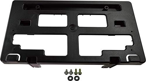 Evan-Fischer Front License Plate Bracket Compatible with 2019-2020 Ford Ranger Plastic
