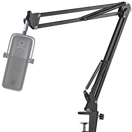 Professional Mic Boom Arm Stand – Suspension Scissor Boom Stand Compatible with Elgato Wave:3 Mic by YOUSHARES