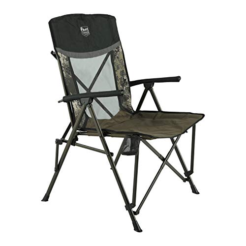 TIMBER RIDGE 17.72″ x 21.26″ x 43.7″ XL Outfitter Lodge Hard Arm Folding, Camo Print Camp Chair