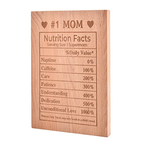 FilmHoo Mothers Day Gifts for Mom from Daughter or Son – Personalized Engraved Cutting Board as Mom Gift for Mom Birthday Holiday Wedding Anniversary Thanksgiving Day Christmas Mothers Day