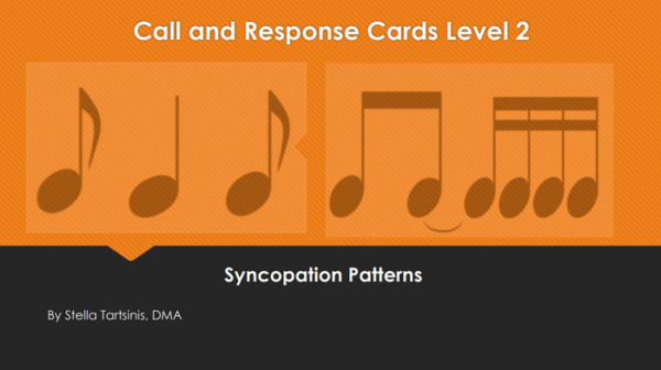 Call and Response Cards Level 2: Syncopation