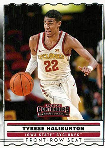2020-21 Panini Contenders Draft Picks Front-Row Seats #8 Tyrese Haliburton Iowa State Cyclones RC Rookie Basketball Trading Card