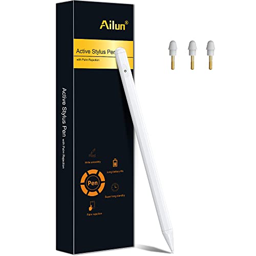 Ailun Stylus Pen with Palm Rejection,Active Pencil for iPad (2018-2022) for Precise Writing Drawing