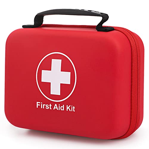 Waterproof First Aid Kit for Car Home Office, Compact Emergency Kit Survival Kit, Small Travel First Aid Kit for Hiking Camping, First Aid Supplies Accessories 237 pcs