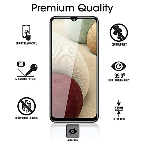 [2 Pack] for Samsung Galaxy A12 / A13 / A32 5G / A42 / A03S / A03 / A02S / A02 Screen Protector, Anti Spy Privacy Screen Protector Tempered Glass Film, 9H Anti Scratch No Bubble Easy Install – Black | The Storepaperoomates Retail Market - Fast Affordable Shopping