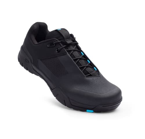 Crankbrothers Unisex Mallet E MTB Shoes, Black & Blue, 9.5 US Men