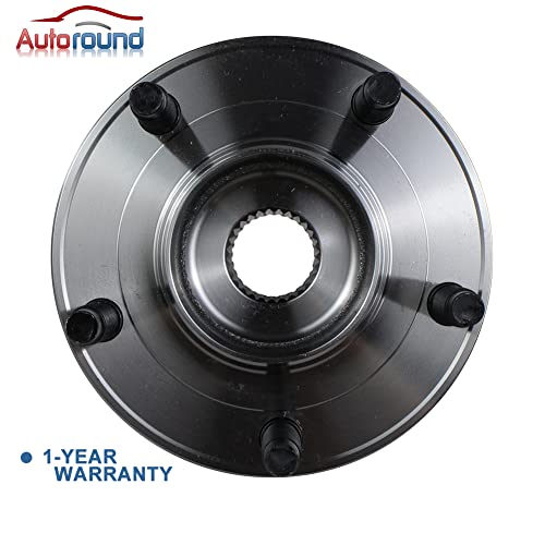 Autoround 518515 Pair Front Wheel Hub and Bearing Assembly Compatible with Ford Escape 2001-2012, Mazda Tribute 2001-2011, Mercury Mariner 2005-2011 5 Lugs | The Storepaperoomates Retail Market - Fast Affordable Shopping