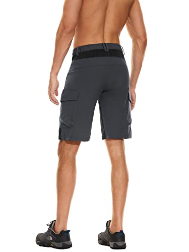 Cycorld Mens-Mountain-Bike-Shorts, Loose Fit with Zippered Pockets, MTB, Cycling,Hiking,Cargo,Outdoor Lightweight Shorts(Dark Grey, Large) | The Storepaperoomates Retail Market - Fast Affordable Shopping