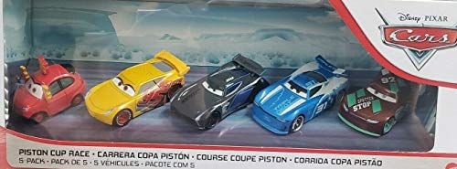 Maddy Cam Spinner Cruz Ramirez Sheldon Shifter Jackson Storm 1:55 Scale Cars Piston Cup Race 5 Pack