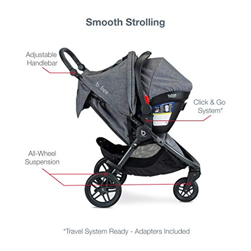 Britax B-Free & B-Safe Gen2 Flexfit Travel System, Vibe | The Storepaperoomates Retail Market - Fast Affordable Shopping