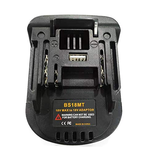 AuthFrank Battery Adapter converts for Bosch 18V Lithium Battery to for Makita 18V Lithium Battery BL1840 BL1850 BL1830 BL1860B LXT 400 etc.