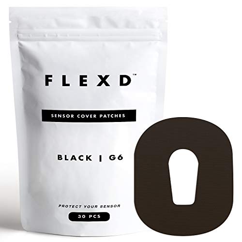 Flexd – G6 Adhesive Patches (30 Pcs) – Black – Durable Waterproof Adhesive Overpatch G6