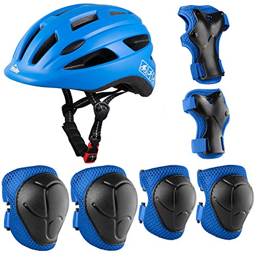 TurboSke Kids Toddler Bike Helmet, Multi-Sport Adjustable Helmet for Kids Boys and Girls Ages 3-5 (S, Blue)