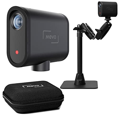 Mevo Start All-in-One 1080P Live Streaming Camera – Bundle with Mevo Start Case and Mevo Table Stand