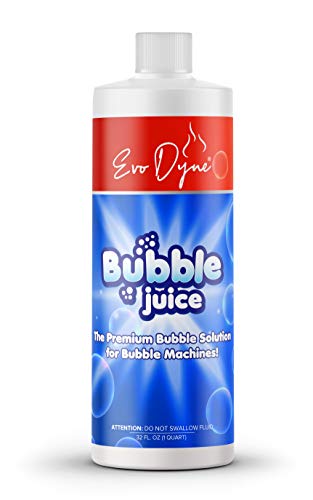 Bubble Solution (32 oz) – Bubbles for Bubble Machine, Made in USA | Premixed Bubble Solution Refill – Non-Toxic Bubble Solution for Parties, Weddings, Birthdays, & More – Outdoor Bubble Juice