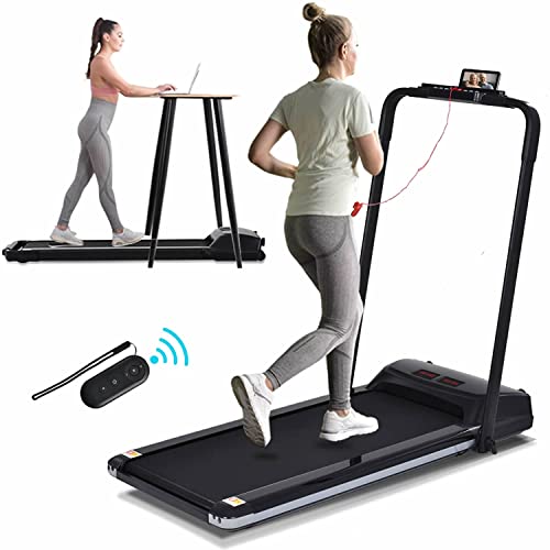 Treadmill for Home,15 preset Programs,Treadmill with Incline with 3 Manual inclines, Folding Electric Treadmill,with MP3/USB Playback Function,with LCD,Easy Assembly (Dark Black)