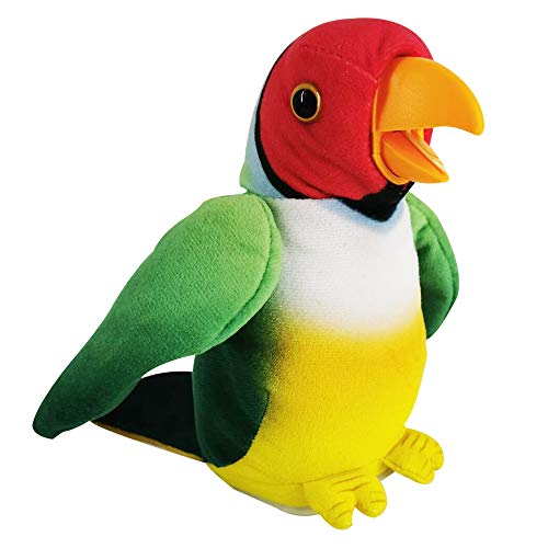 WEofferwhatYOUwant Talking Plush Parrot – Interactive Voice Activated. Your Stuffed Parrot Repeats Exactly What You Say. Fun Entertainment for All.