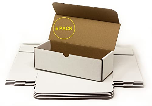 Storage Box for Toploaders and Cards in Penny Sleeves – 5 Pack – 200 Pound Test Boxes for Regular Top Loaders – Invest x Protect (Storage Box, 5 Pack)