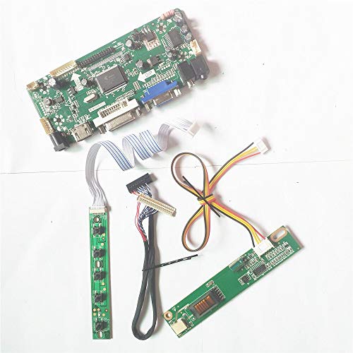 U/R for LP171WU1-TLB1/TLB2 1920 * 1200 17.1″ MNT68676 Screen Controller Drive Board HDMI DVI VGA LCD Monitor Panel LVDS 30Pin CCFL kit (LP171WU1-TLB1)