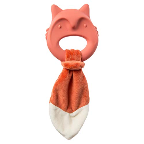Mary Meyer Leika Silicone Baby Teething Toy, 9-Inches, Little Fox