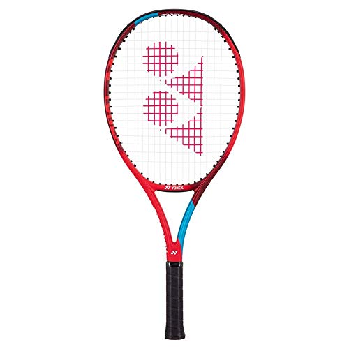 Yonex VCORE 25 Inch 6th Gen Junior Tennis Racquet, Tango Red
